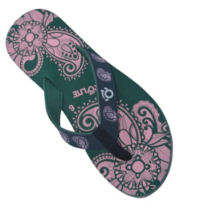 FLEXOLITE Eva Comfort and Casual Flip-Flop and Slippers for Women NEW LEAF