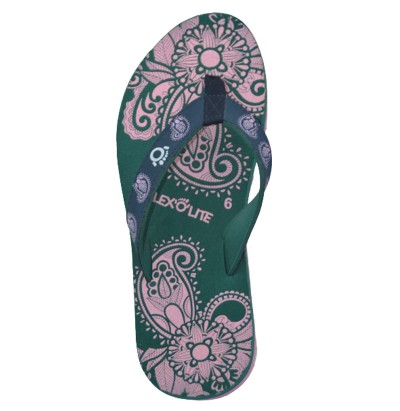 FLEXOLITE Eva Comfort and Casual Flip-Flop and Slippers for Women NEW LEAF